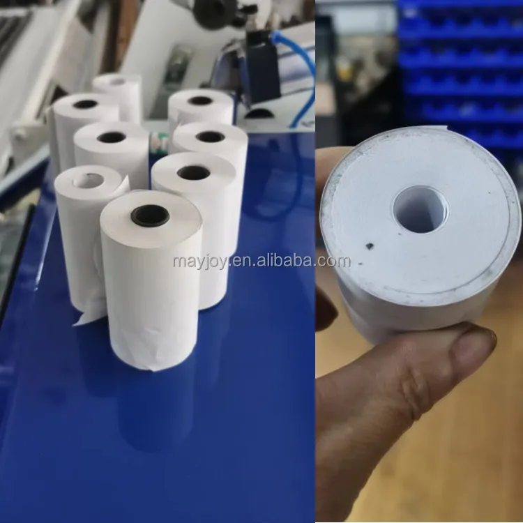 Automatic Cash Register Paper Roll Rewinding Machine Thermal Paper Slitting Machine Used for ATM