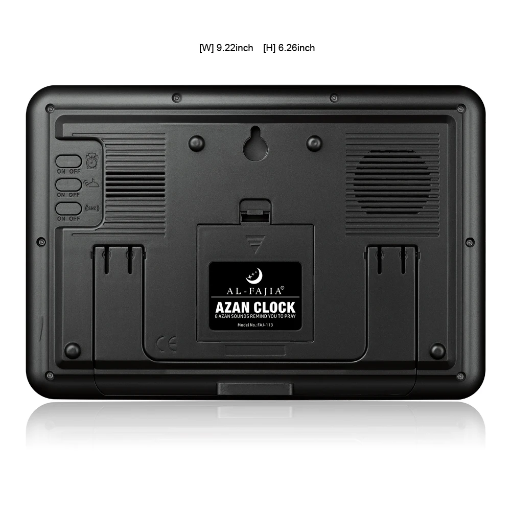 Настольные настенные часы Fajr с будильником для мечети подарок на Рамадан мусульманские календарем Hijri время молитвы в