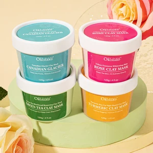 Wholesale Organic Skincare Clay Mask,Deep Cleansing Repair Moisturizing Mini Clay Mask Set