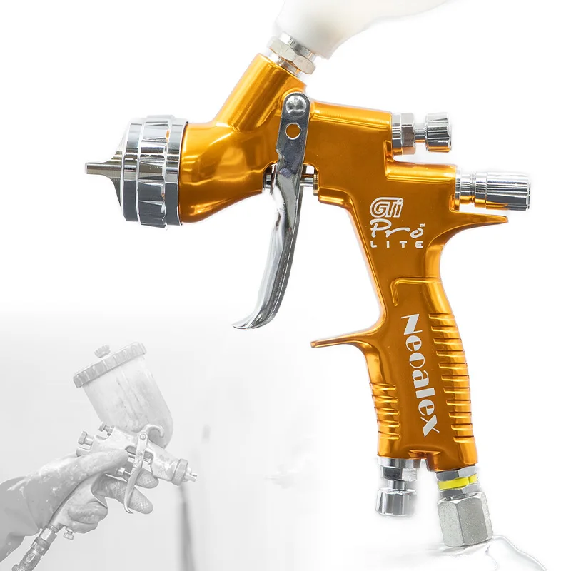 Neoalex GTI Pro Gold/black Spray Gun - Efficient Car Painting
