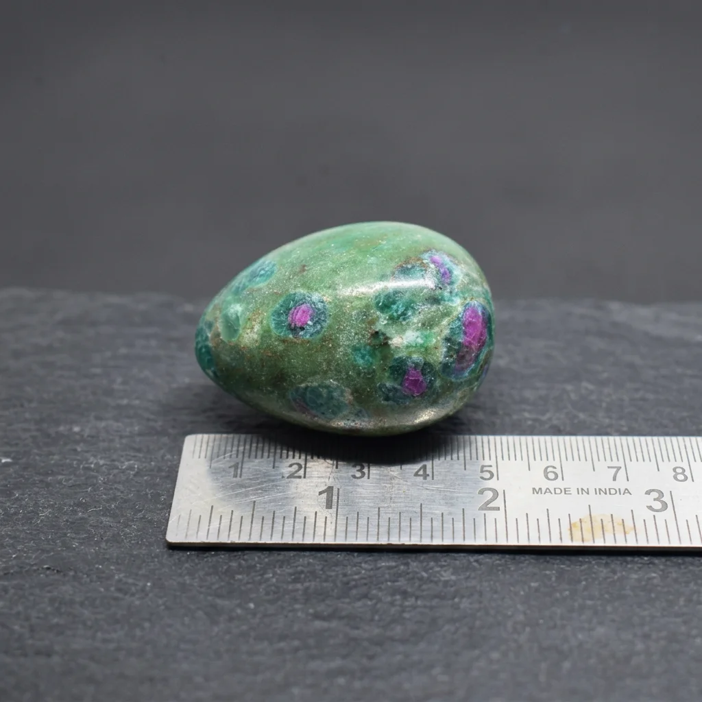 Natural Ruby in Fushite Small Size Gemstone Eggs Wholesale Crystal Crafts Natural Stones Reiki Rocks Minerals Feng Shui  Egg