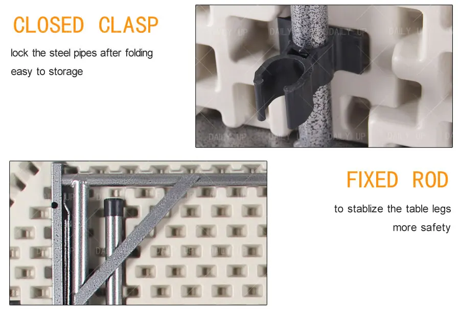 Banquet Folding Round Table For Sale Outdoor White Plastic 456ft Dining Round Table Designs Party Suitcase HDPE Wedding Table