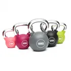 PU coated competition chrome handle adjustable Professional Gym kettlebell