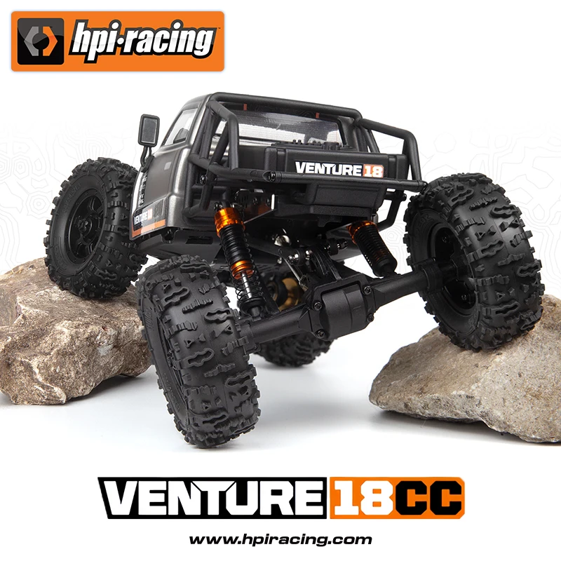 HPI Racing 1/18 Competition Crawler Gunmetal Venture 18CC Flux