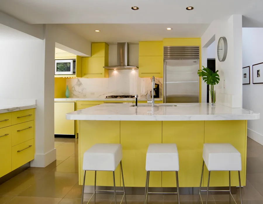 Modern Design Green Shaker Kitchen Cabinet Complete Set Pantry Cabinet ...