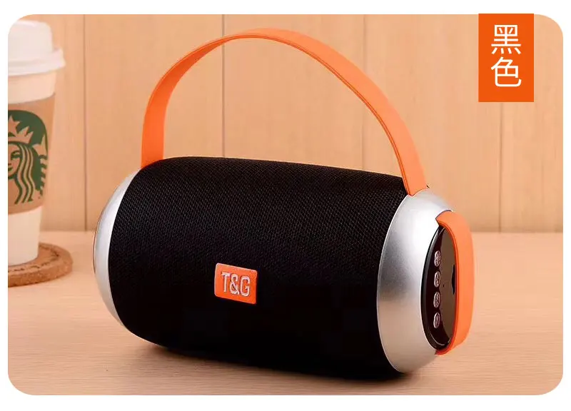 TG112 Outdoor/Indoor IPX4 Waterproof BT Portable Fabric Bluetooth Speaker With Strap - ANKUX.COM