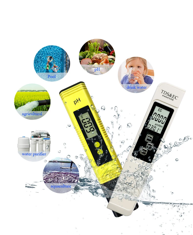Digital Ph And Tds Meter Combo High Accuracy Ph Meter Tds Ec Tester ...