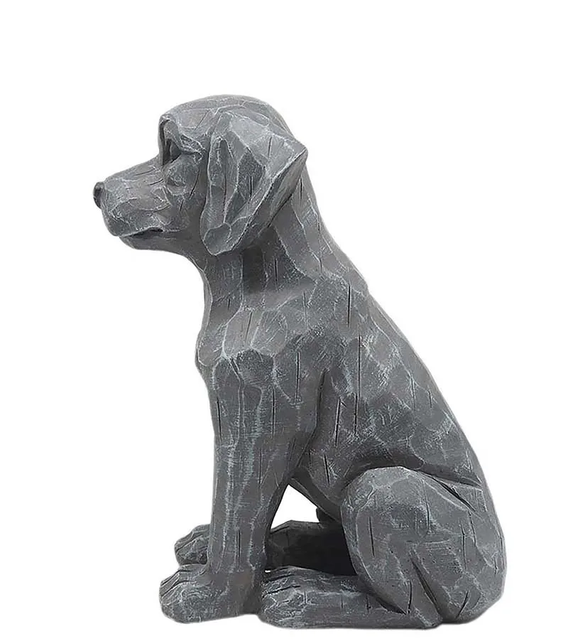 black labrador statues garden