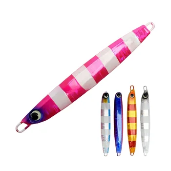 Cross-Border Hot-Selling Metal Jig Lure Sea & Boat Fishing Fast-Sinking Slow-Rolling Night-Glow Spanish Mackerel Bait Hooks – Metal Jig – view 2
