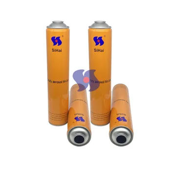 Hot Sale Empty Tinplate Cans 52mm CMYK Printing 195mm Air Freshener Aerosol Can Empty Aerosol Can