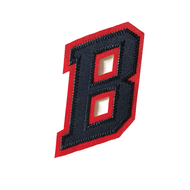 Customized Logo Label Tackle Twill Fabric Iron on Letter Patches for  Garment - China Embroidery Patch and Custom Embroidery Patch price