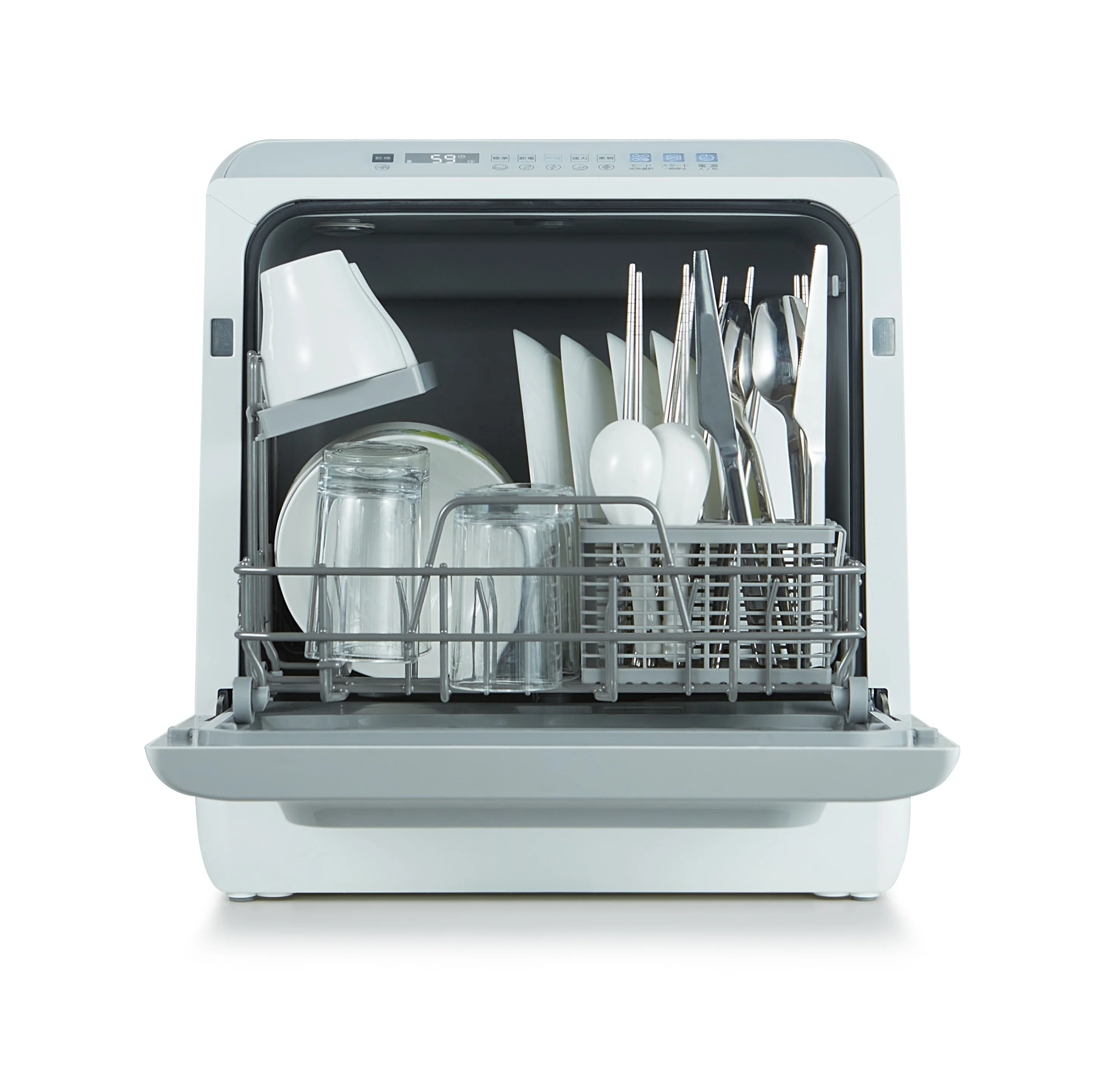 Countertop Compact Dishwasher Builtin Water Tank & Inlet Hose,6 Programs,Baby With 5 L Electric