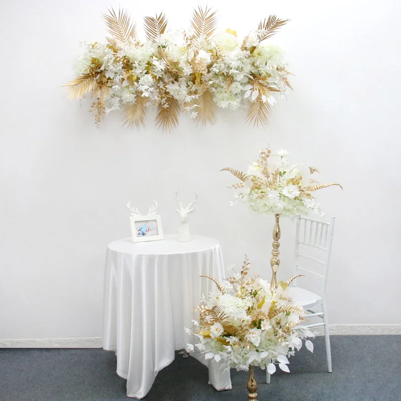 Decorazioni Floreali Artificiali Weeryue – 2 Pezzi, Bianco Peloso, Per Matrimoni E Feste, Con Fissaggi