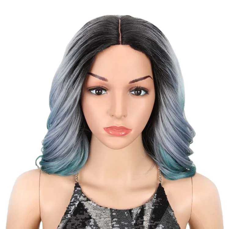 China Suppliers 100 Synthetic Hair Wig Mixed Color Loose Wave Lace Front Wig Ombre Color Wholesale Synthetic Wig Buy Wholesale Synthetic Wig Synthetic Hair Wig Lace Front Wig Synthetic Product on