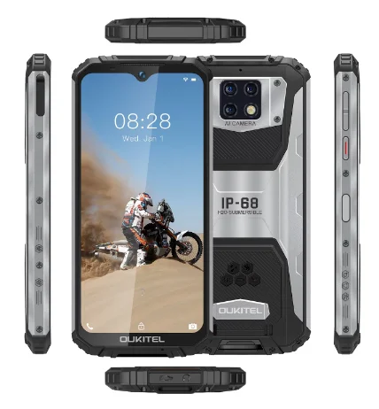 OUKITEL WP6 10000mAh 6.3'' FHD+ IP68 Waterproof Mobile Phone 4GB +