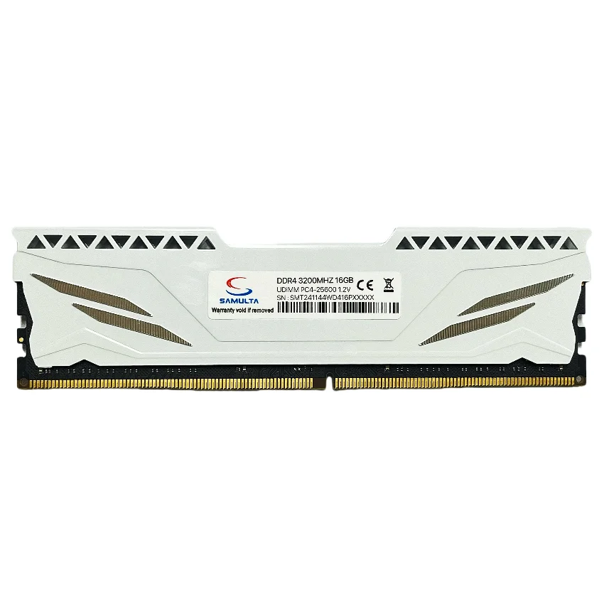 DDR4 PC4 8GB/16GB 3200MHz Desktop RAM with Heatsink REG ECC 1.2V Supply Voltage 3-Year Warranty