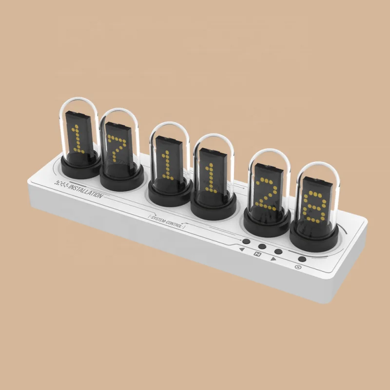 BETTER Modern Nixie Clock Mini Marvel Tubes - USB Powered IPS
