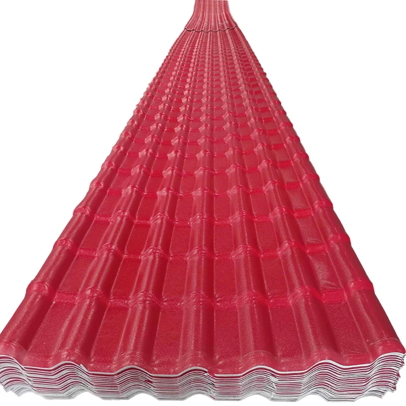 ASA PVC CPVC UPVC Polycarbonate Translucent Fiberglass Corrugated Plastic Roofing Sheets Synthetic Resin Roof Tiles Plastic Roof
