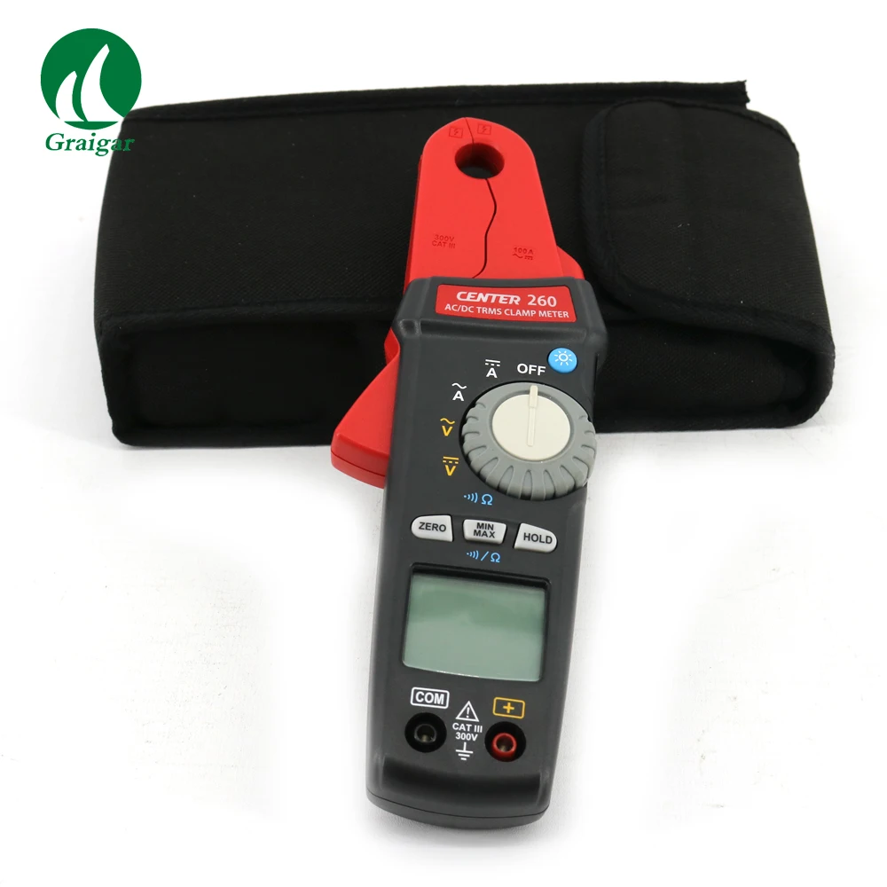 Digital Clamp Meter amperimetro tong tester pinza amperometrica DC/AC Voltage AC Current Temperature Frequency Duty UA2008B