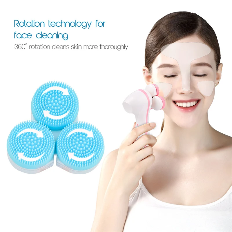 Portable Deep Cleansing Skin Silicone Care Machine Face Pore Cleaning