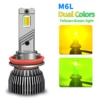 M6L(เหลือง+เขียว)/หลอดไฟ 1 ชิ้น