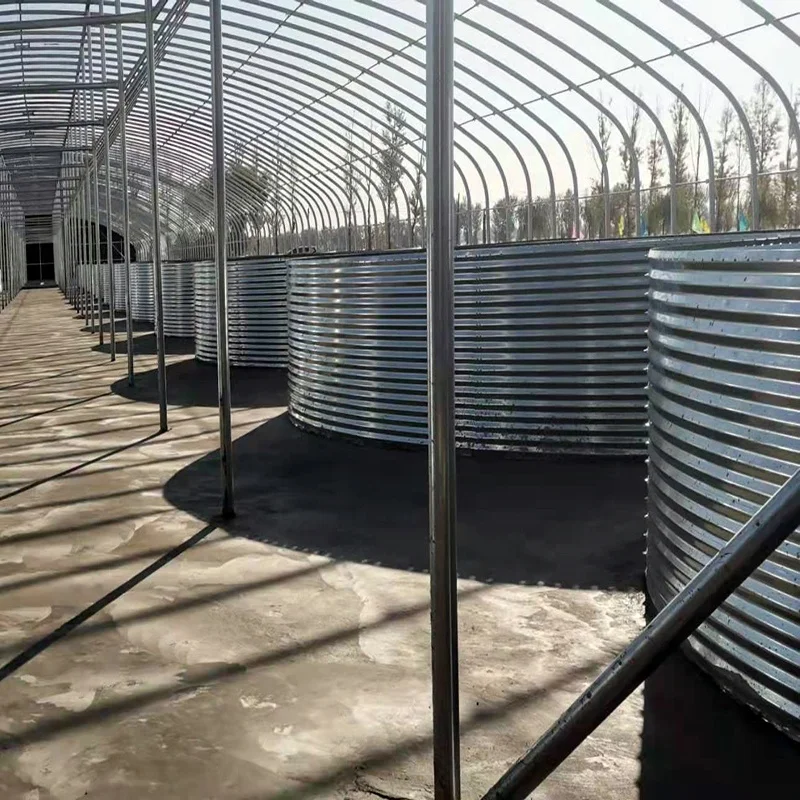 Prefabricated Corrugated Water Tank for Collect Rainwater to Prevent Drought Dripping Irrigation System