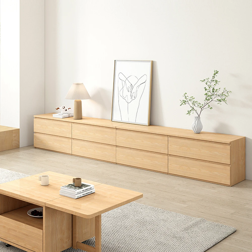 Modern Floating Tv Stand Wooden Wall Mounted Living Room Luxury