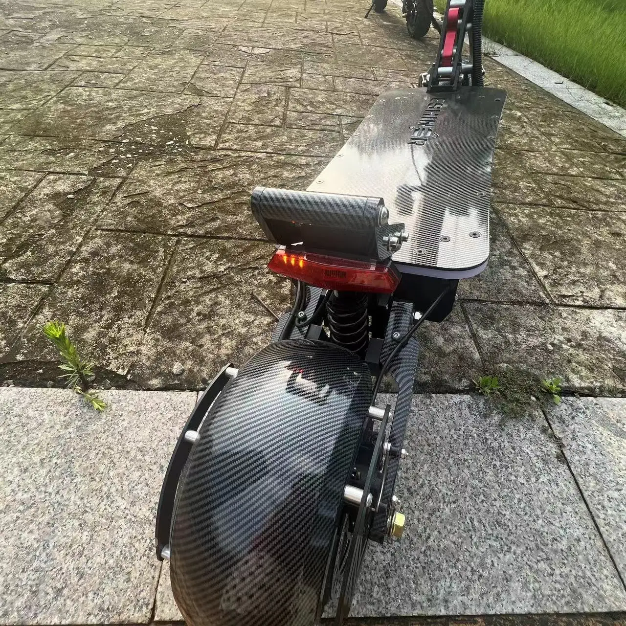 Fast Speed Powerful Acrylic Deck Cover Lights 30ah 40ah 50ah 72v 60v 11 Inch Electric Scooter with Twist Throttle for People