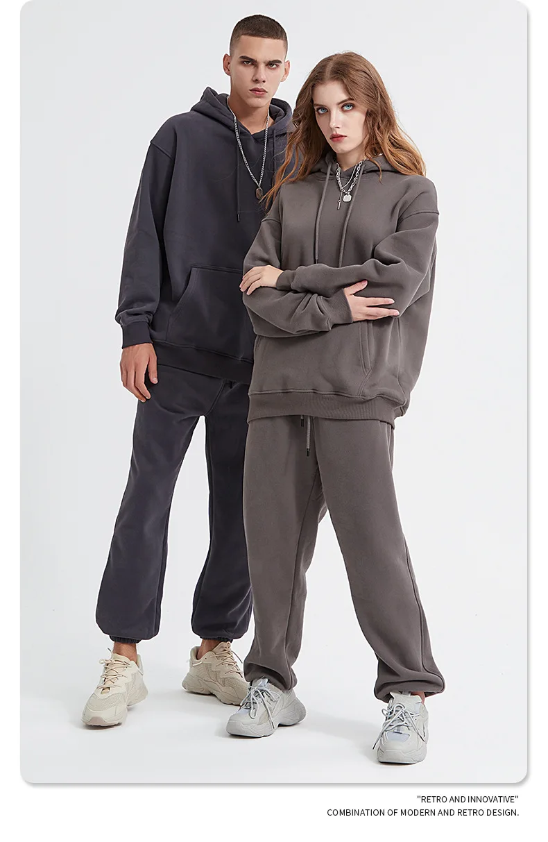 Custom Pullover High Quality Blank Sweat Suits Wholesale Sweat With