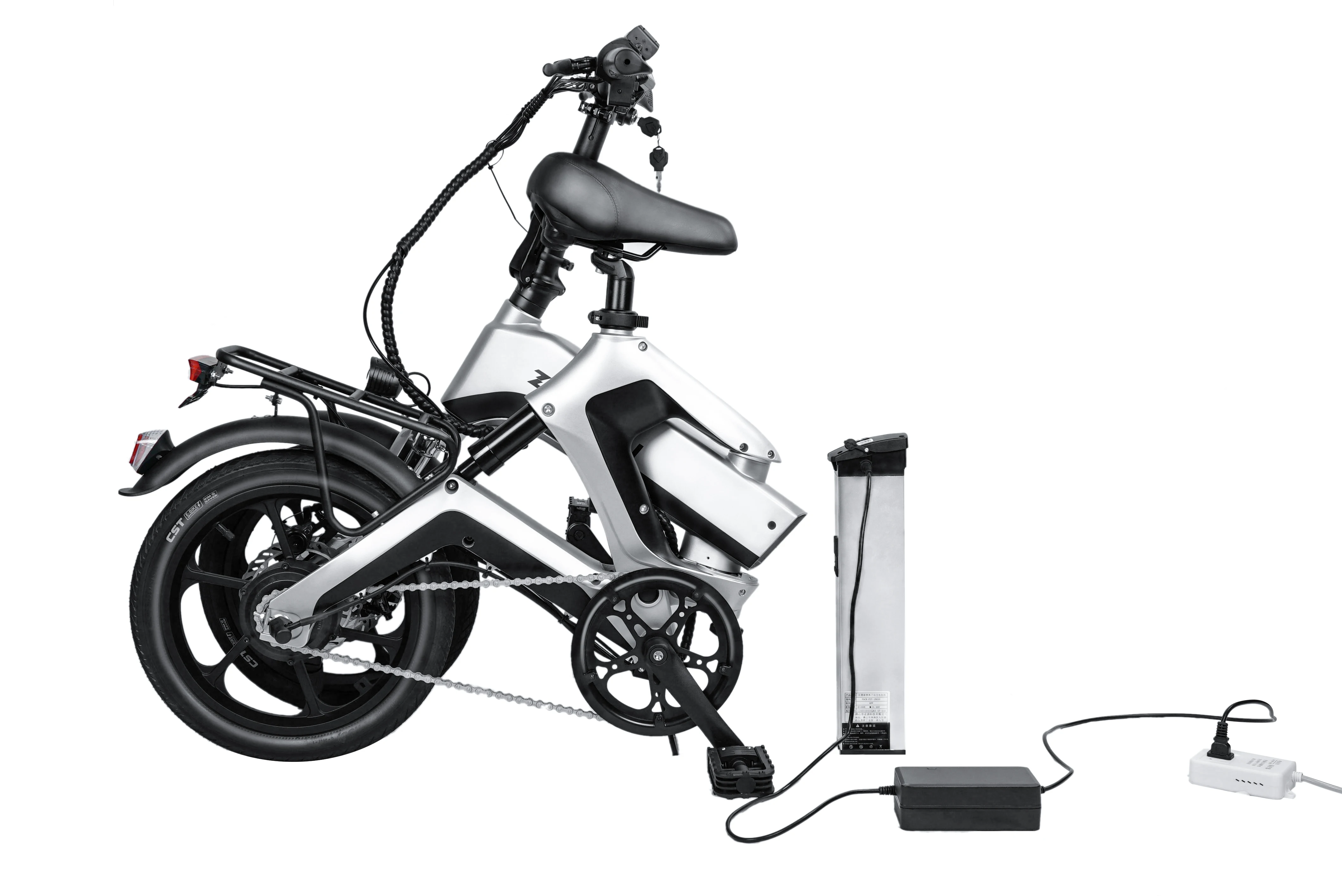 自転車本体 Sepeda bantuan listrik 48V-Electric-Folding-Bicycle-