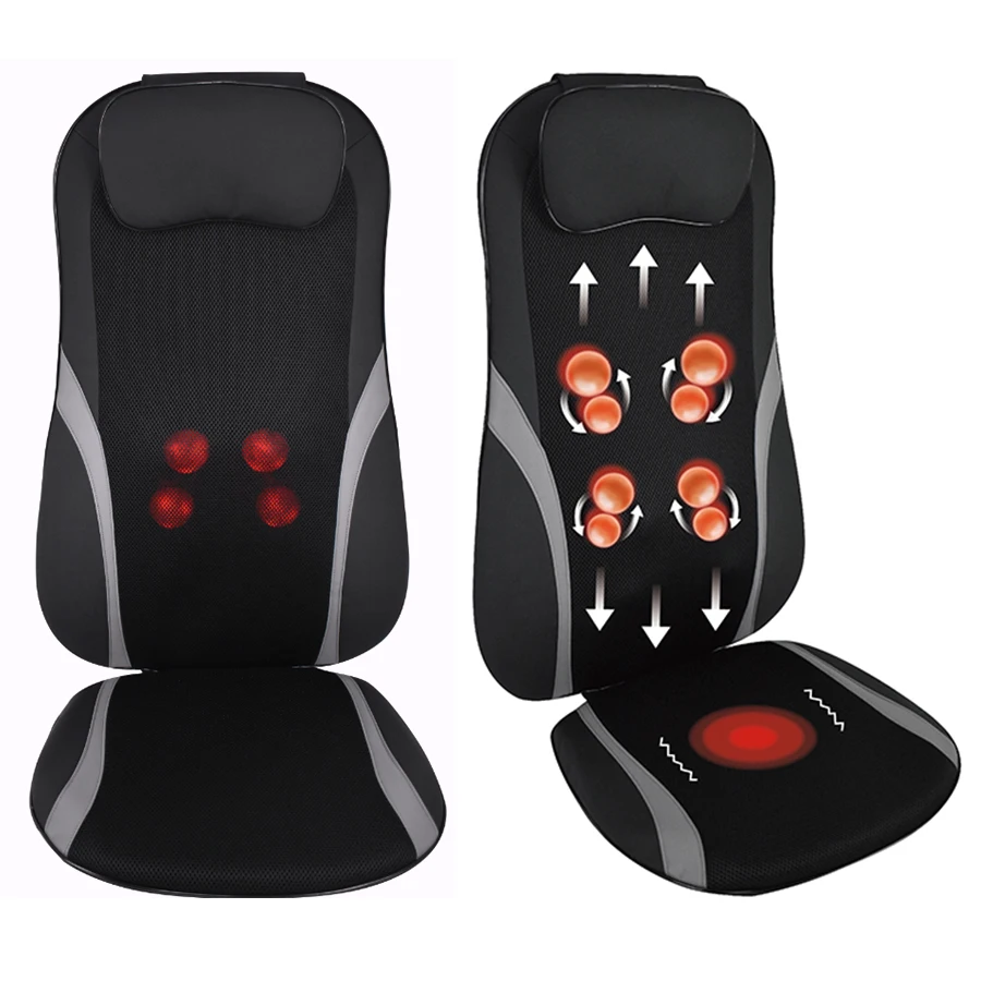 Customized 3d Rolling Kneading Back Massage Machine Seats Vibrator