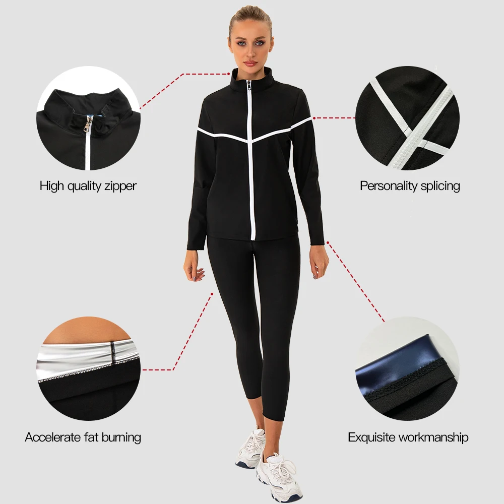 Shop Our Factory Sauna Jacket for Women Weight Loss Suit