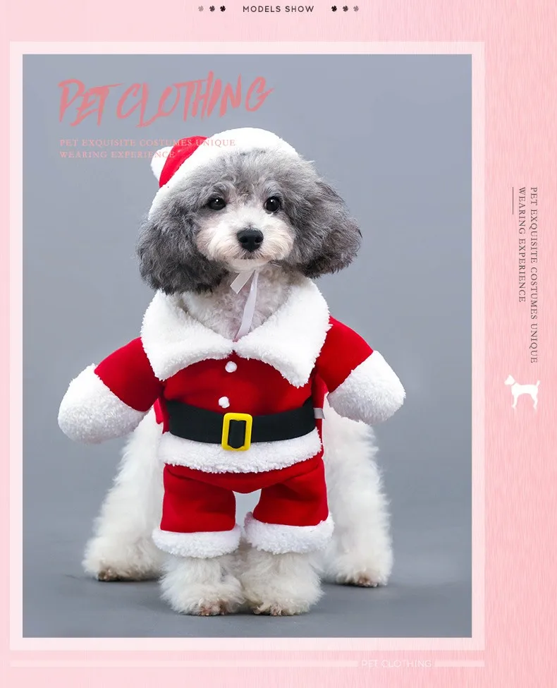 Fashion Xmas Clothes For Pet Funny Threedimensional Designer Dog Coat