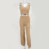 Khaki waistcoat and trousers