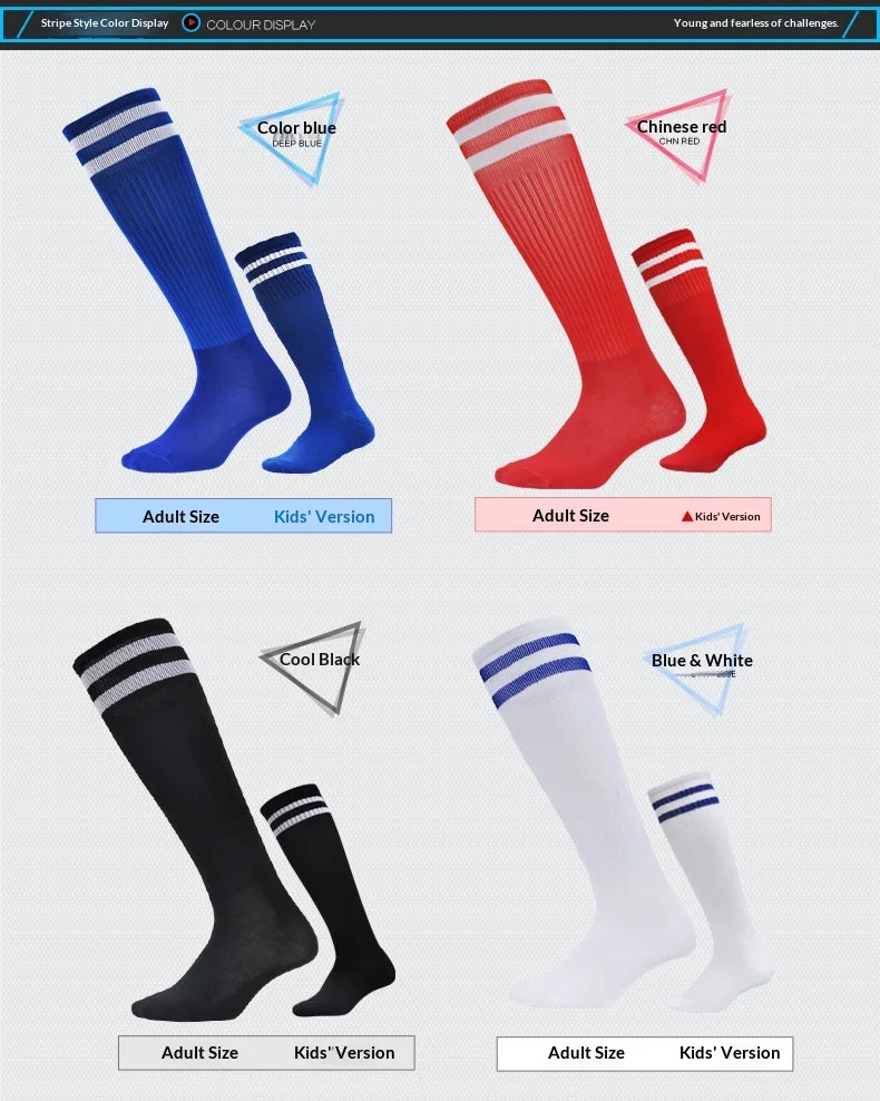 Summer Thin Professional Sports Socks for Men Women Youth Long Tube Over-Knee Football Socks Cotton Polyester Breathable preview 6
