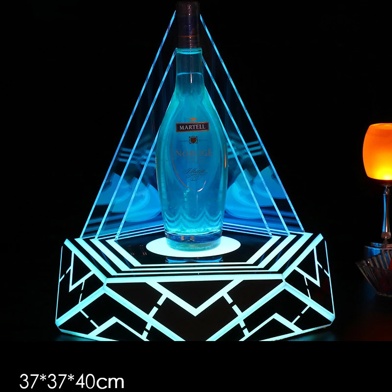 The best-selling high-quality luminous wine Holder wine champagne XO creative luminous display wine Holder