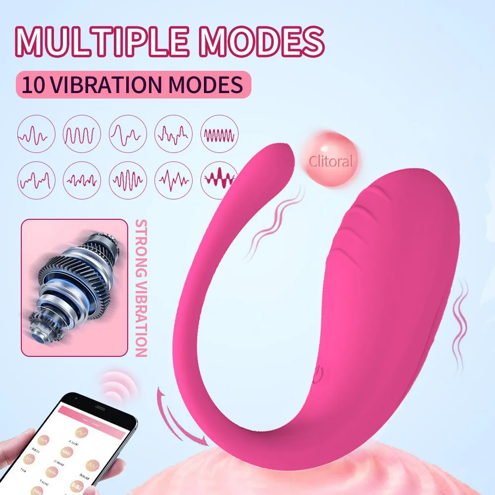 Couple Smart App Steuerbarer Vibrator fr Frauen - 10 Frequenzen, 100%  Wasserdicht