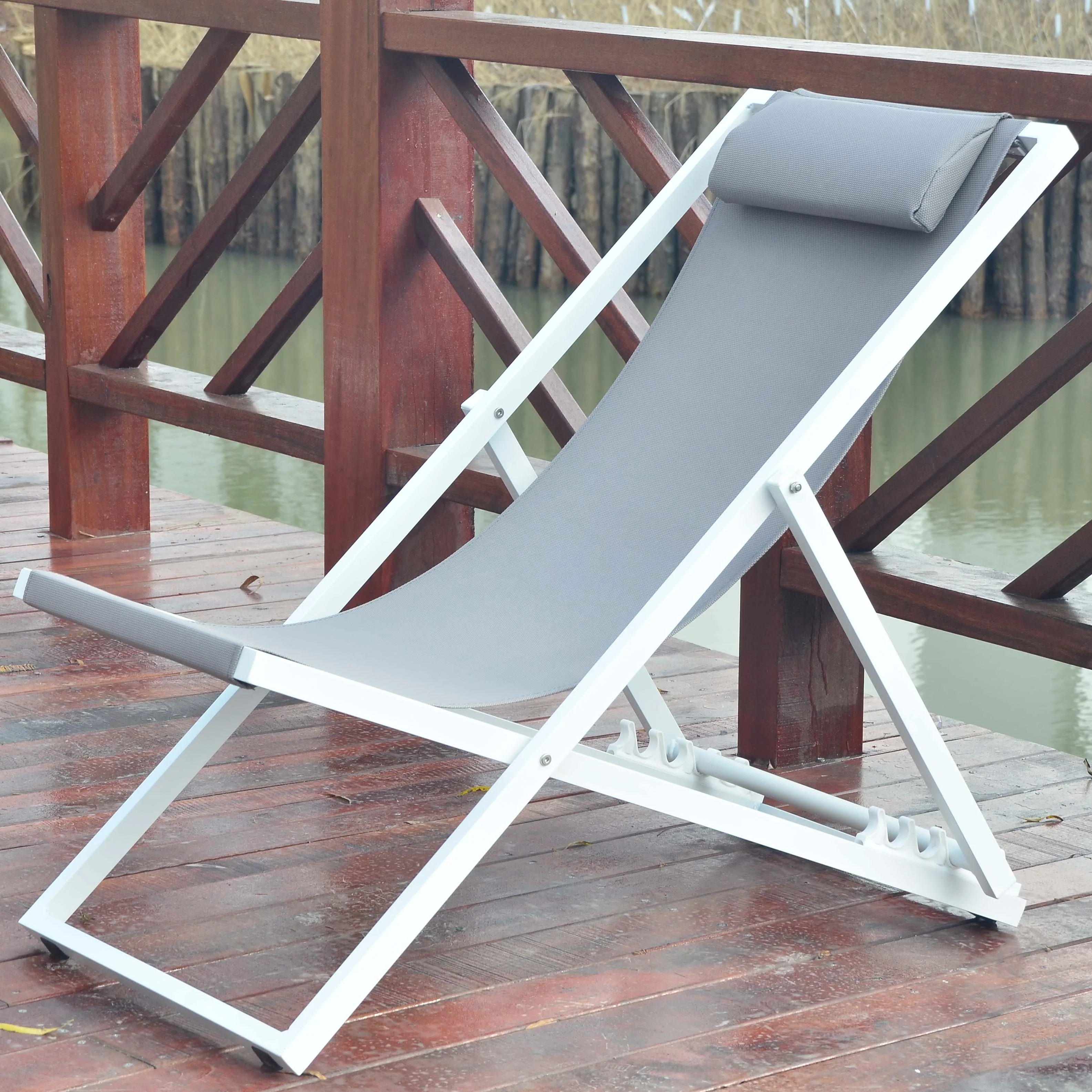 Outdoor Beach Chair Buy Outdoor Sling Reclining Chair