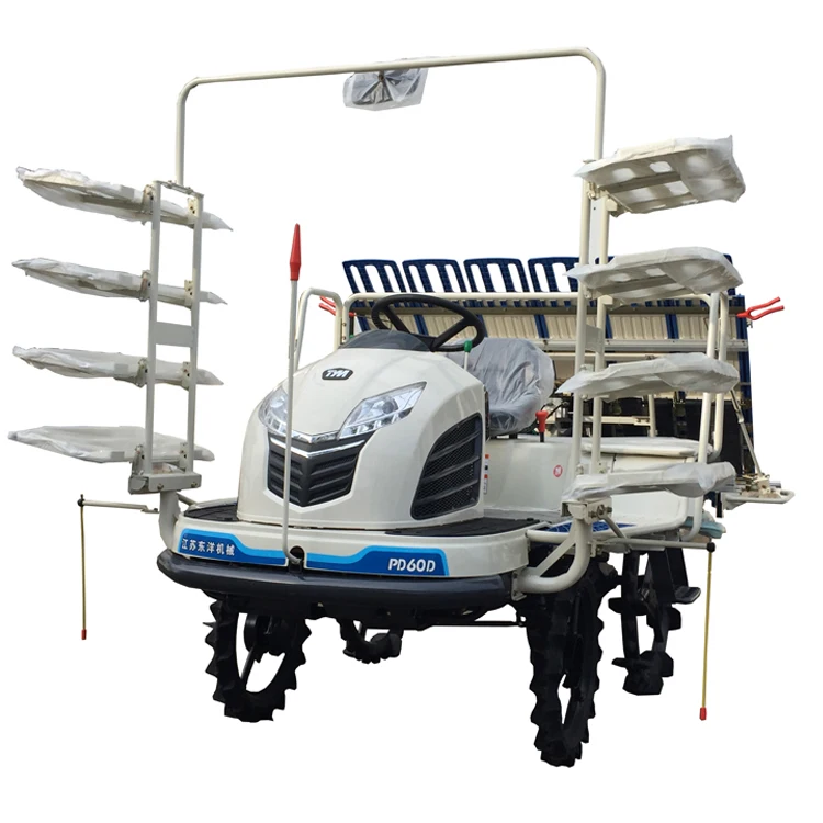 Rice Transplanter 8 Row Seeders & Transplanters Rice Planter for Walking Tractor Riding Tyle Rice Paddy Transplanter with Prices