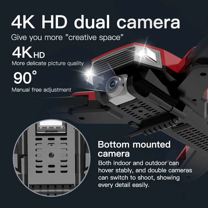 2022 модный Global Drone 5G GPS RC Квадрокоптер 4K/6K HD камера Дрон Профессиональный на большие