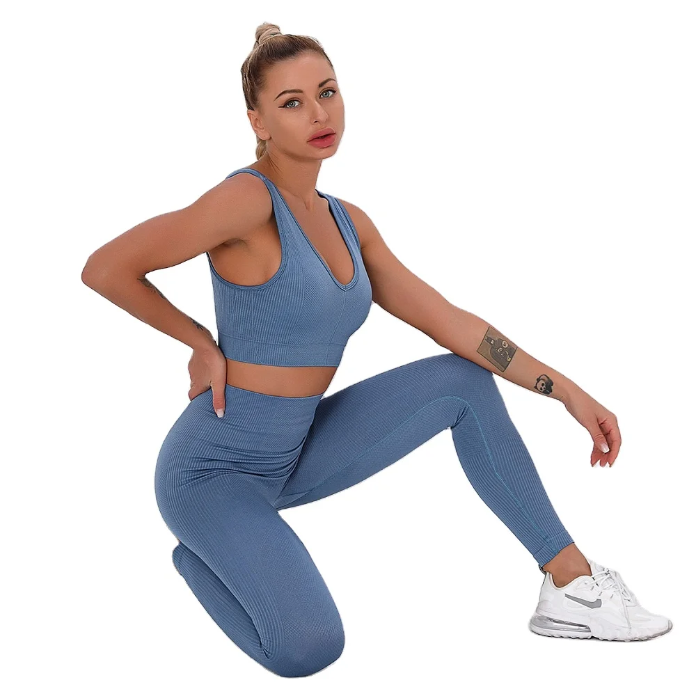 two piece exercise outfit