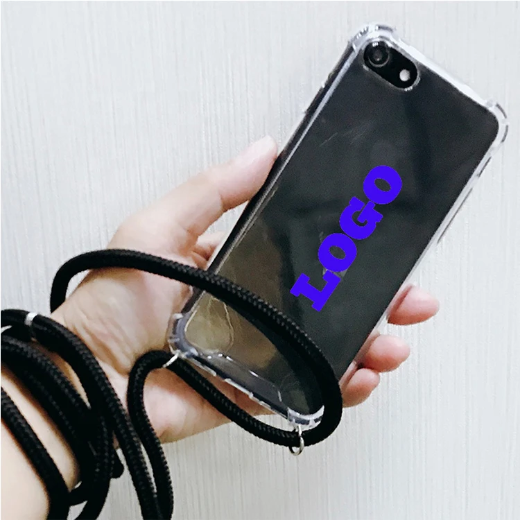 Custodia Per IPhone 13 Pro Max Con Tracolla In Corda Arcobaleno - TPU Morbido, Protezione Antigoccia E Ricarica Wireless - 2