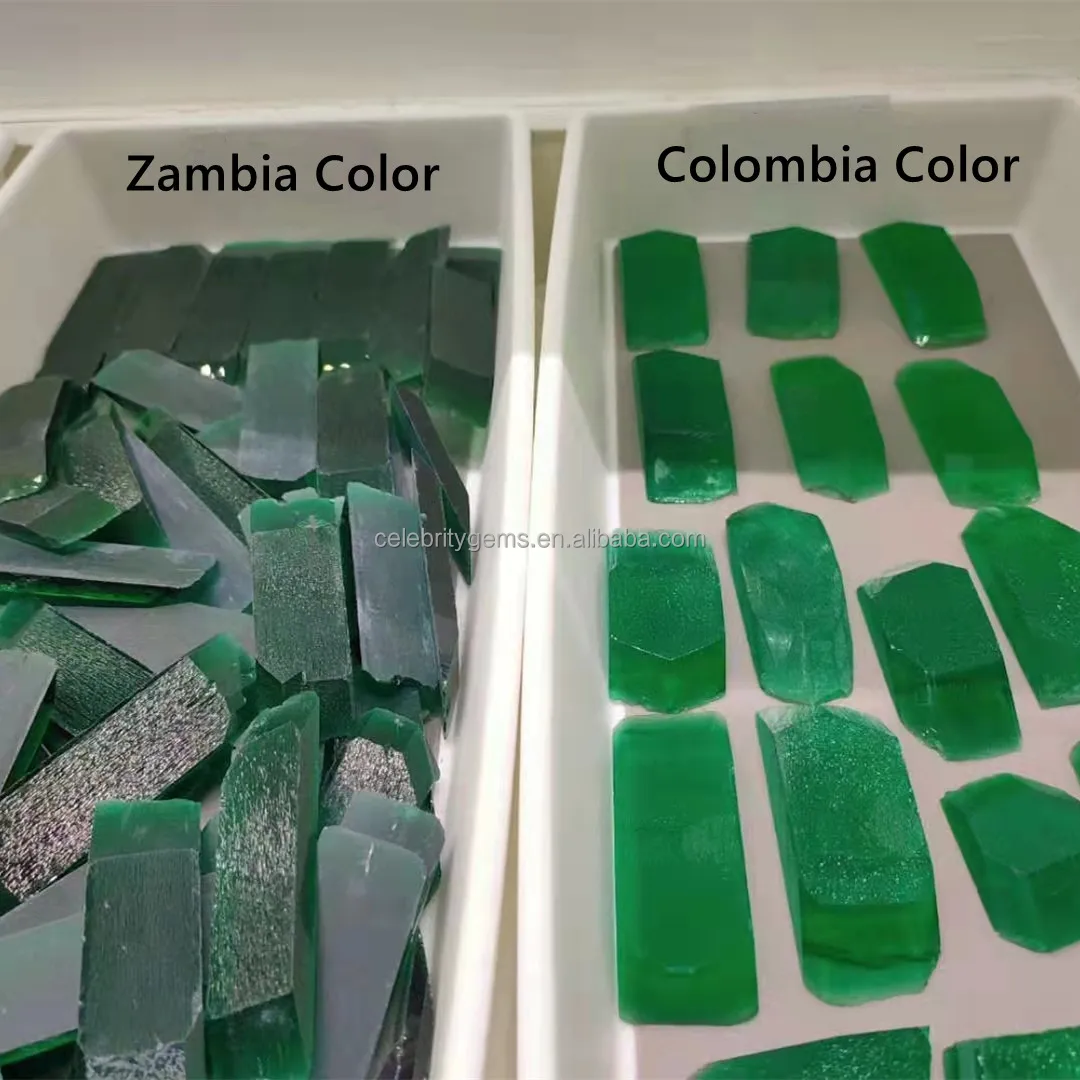 Emerald Rough Stone Gemstone Rough Hydrothemal Emerald Rough Zambia Color Uncut Emerald Rough