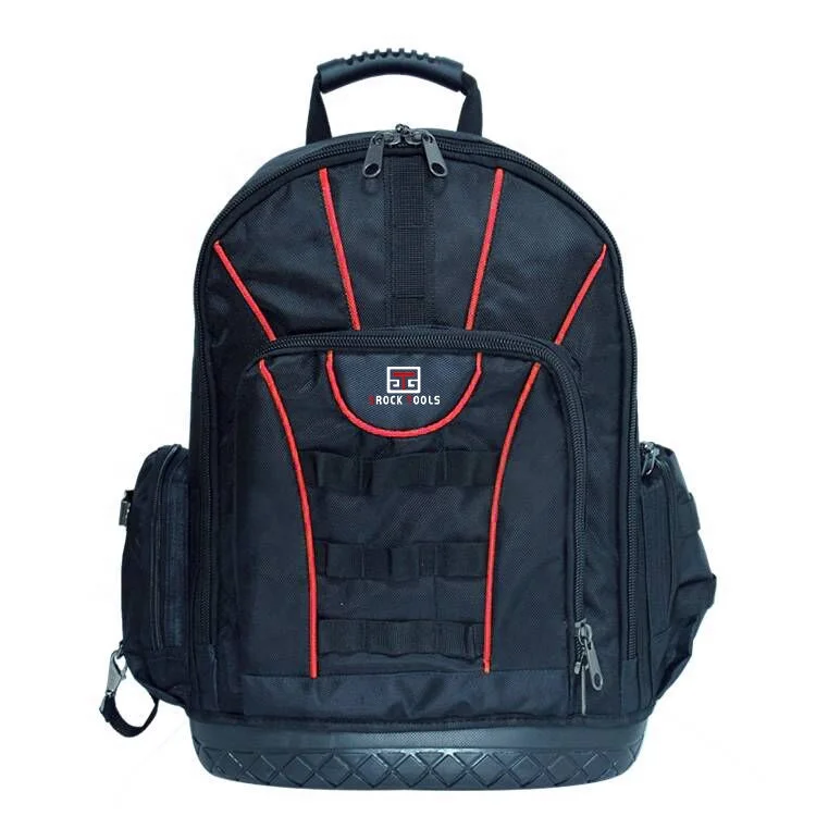 Multi-Purpose Function Durable Hard Base Custom Heavy Duty Electricians Tool Bag Backpack