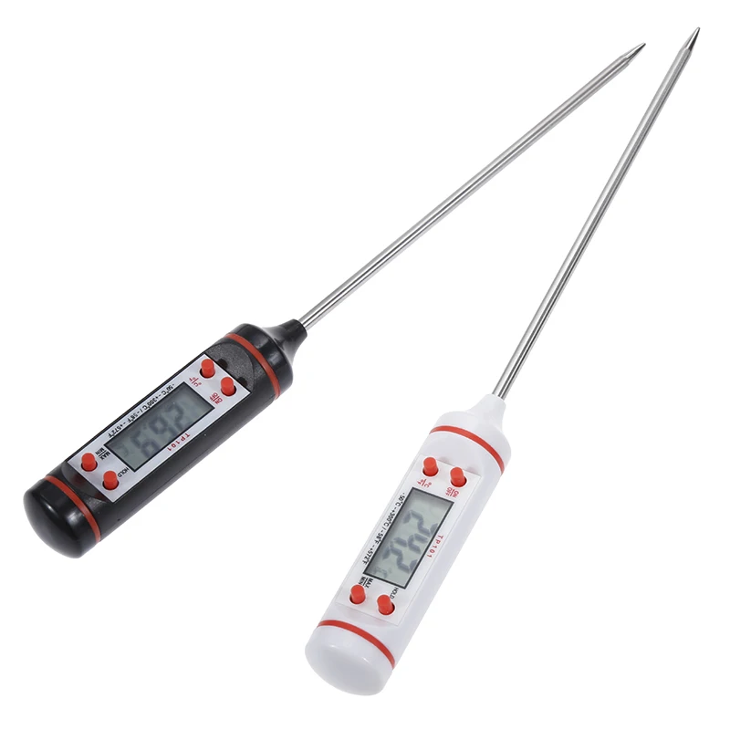 TP101 Digital Food Thermometer Long Probe Electronic Digital Thermometer BBQ  Temperature Measuring Tool Wholesale