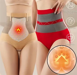 Professional Manufacturer's Thin Breathable Nylon Tight Belly Shorts New Moms Hip Lift Heating Panties Compression Panty Control