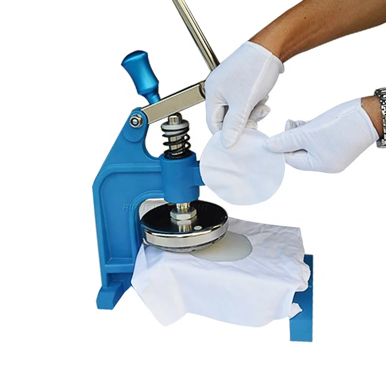 10/50/100CM2 Manual Round Fabric GSM Cutter Cotton GSM Sample Cutting Machine for Fabrics