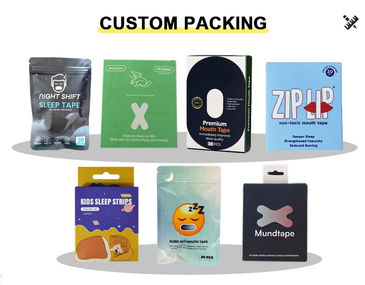 product 2024 latest product night anti snoring patch oem mouth breathing tape stop snoring gentle mouth tape-6