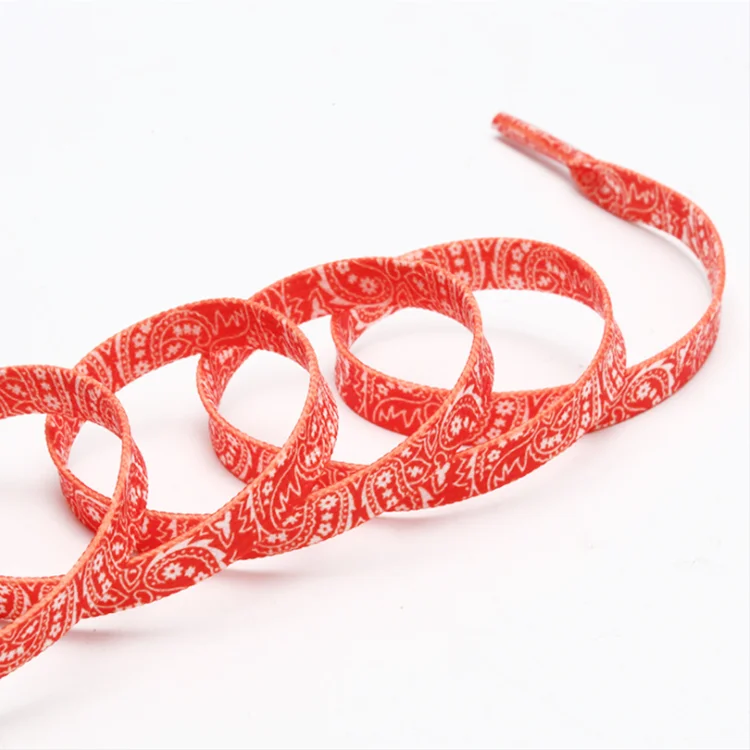 
 Оптовая продажа, высококачественные дешевые шнурки для кроссовок с цветами кешью, яркие бледные шнурки  