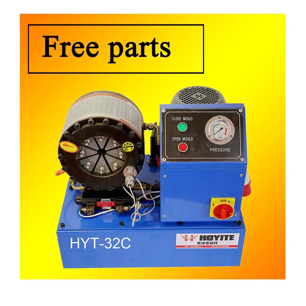 Reinforced Hose Portable 10 Sets Free Hose Crimping Machine Hydraulic